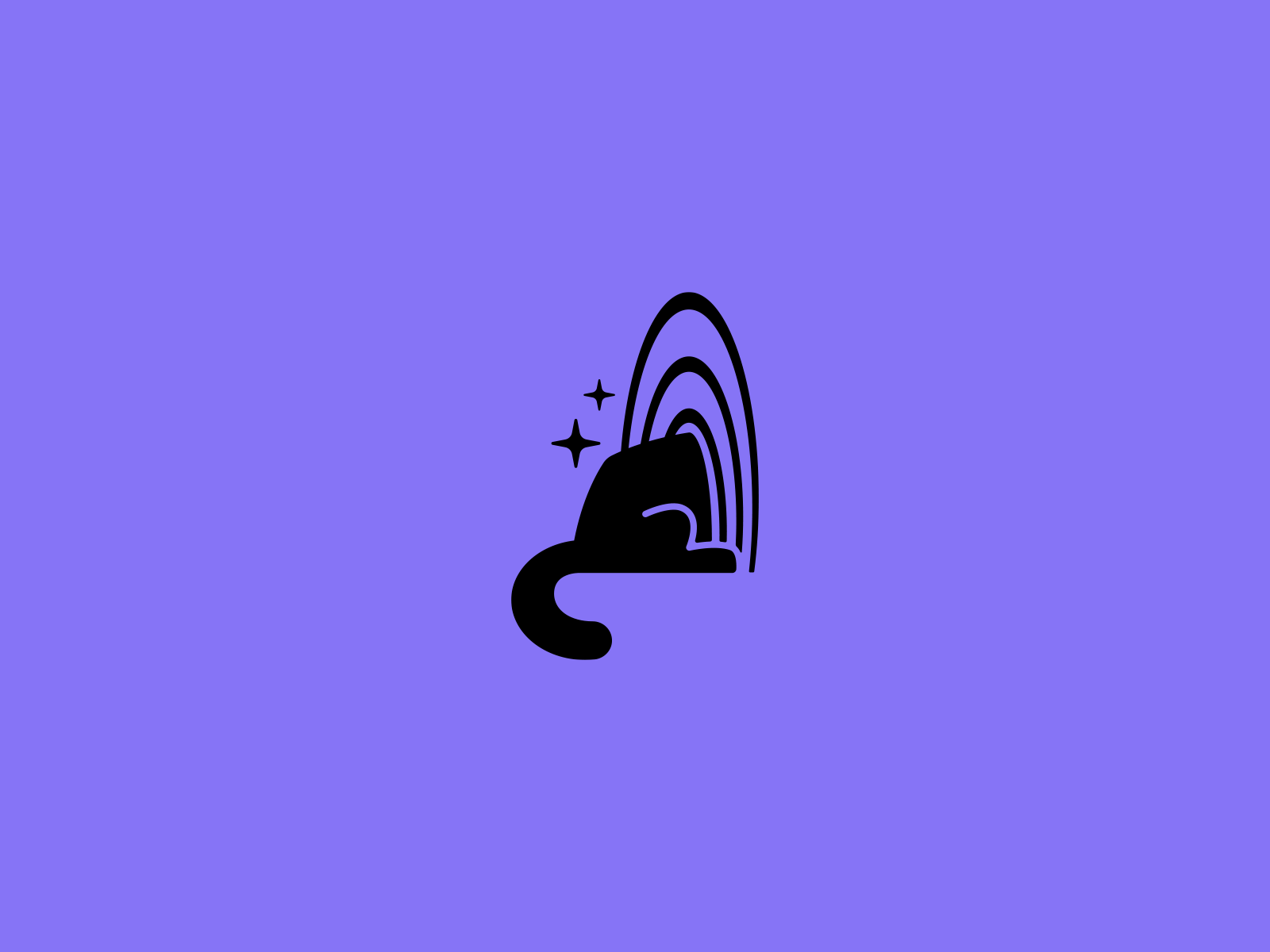 Cat in the portal brand brand design brand designer branding branding design branding designer cat cat logo logo logo design logo designer logodesign logodesigner logotype minimalism minimalistic portal portal logo