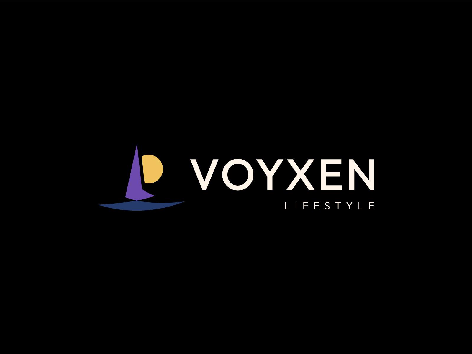 Voyxen – Minimalist Lifestyle Brand Logo with Boat & Moon adventure logo apparel boat logo brandidentity branding creative logo geometric logo graphic design lifestyle brandidentity logo logodesign logotype lyfestylebrand minimalism minimalist logo modern logo moon logo outdoors travel logo vector