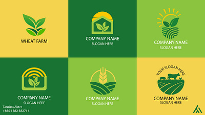 Farm logo design branding graphic design logo