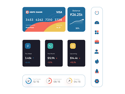 Modern fintech dashboard app appdesign dashboard dashboard design fintech app fintechdashboard ui ui recreation uichallenge ux ddesign