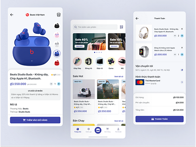 [App] Shopping - Mua Sắm app design ui ux