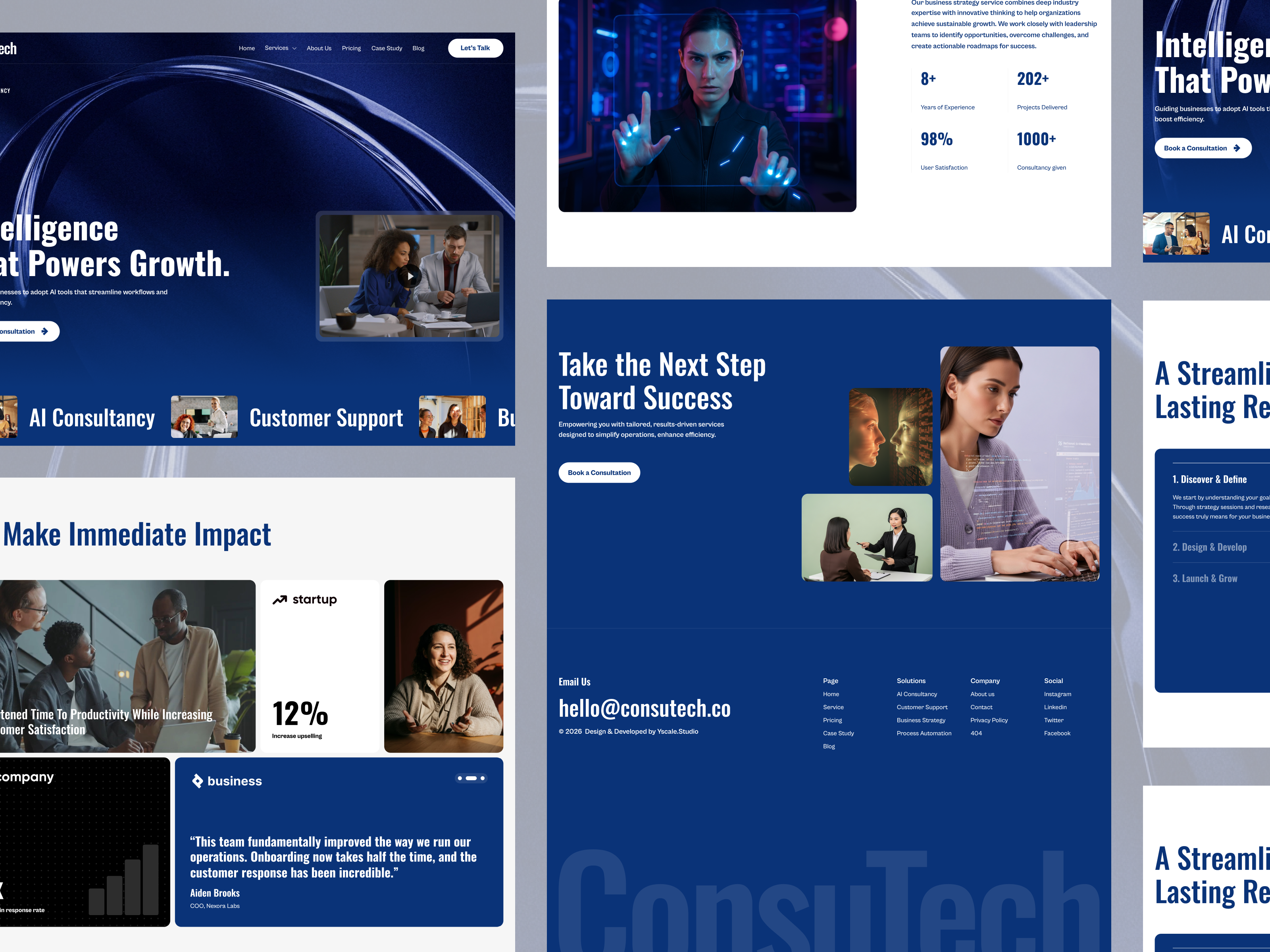 AI Consultancy Website Design ai agency ai consultancy ai platform ai startup ai website artificial intelligence business website digital agency landing page modern ui saas design startup website ui design ux design web design website design website inspiration