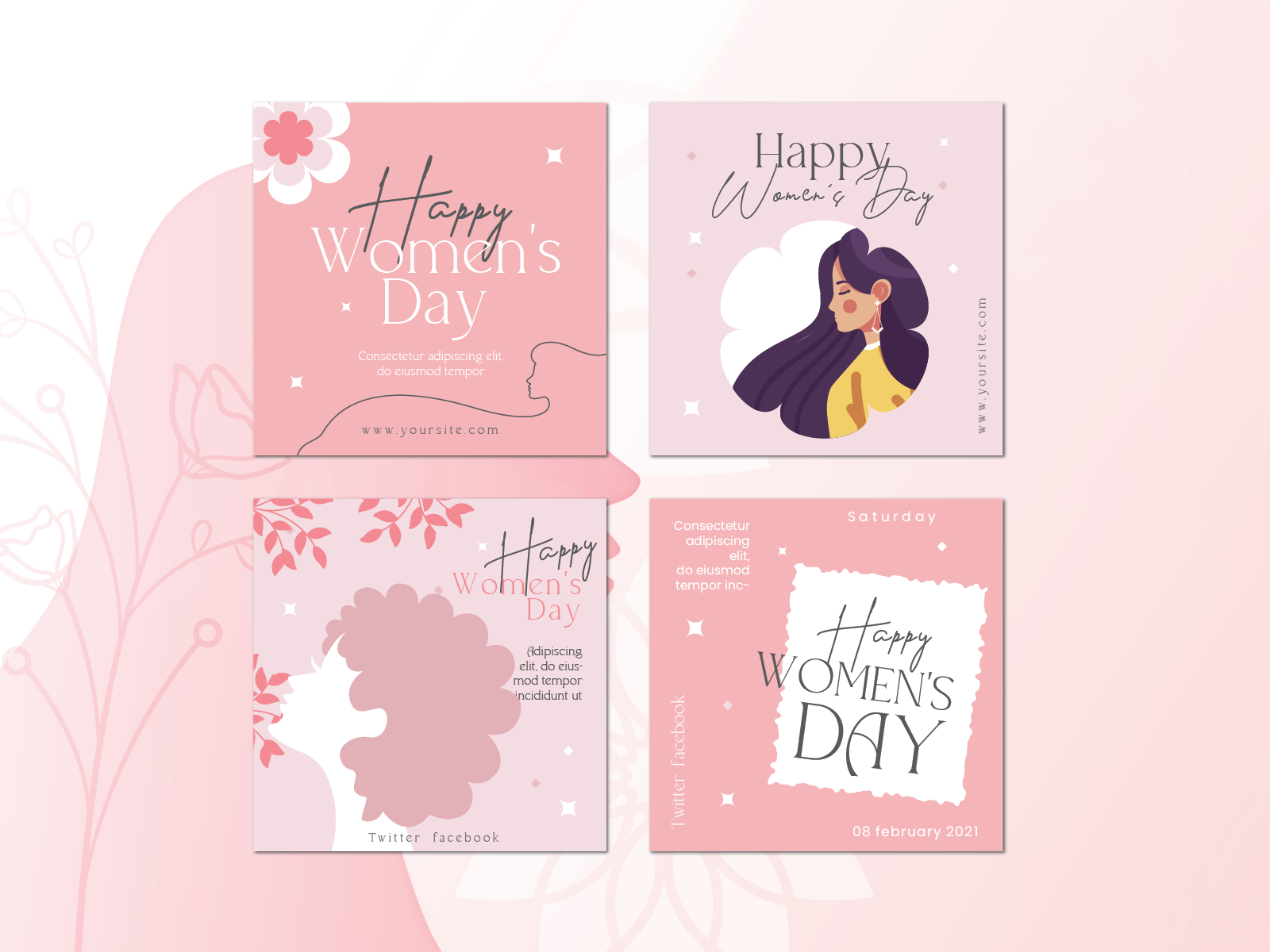 International Women Day Instagram Post Template By Linh On Dribbble 