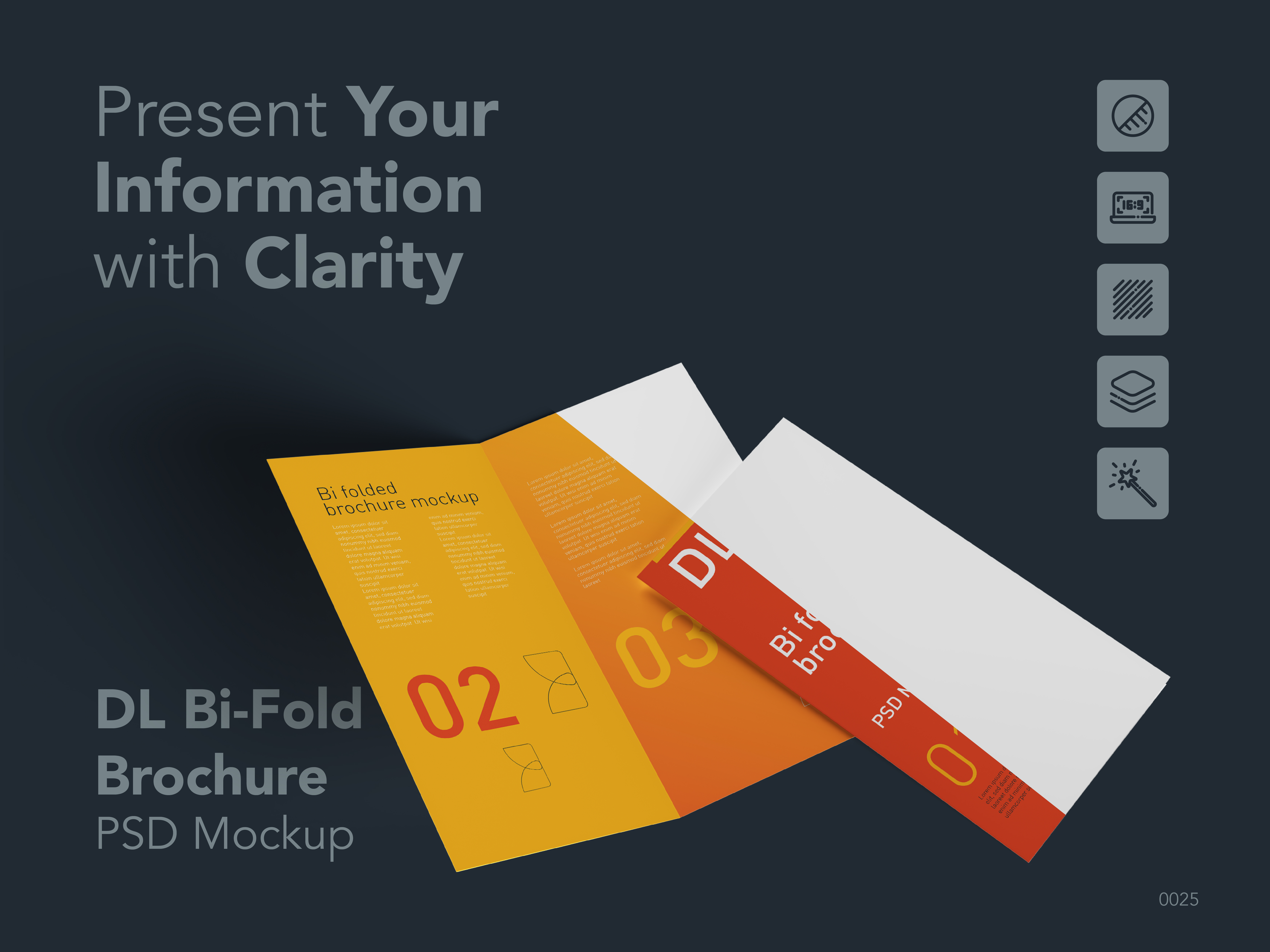 DL Bi Fold Brochure Mockup bi fold brochure bi fold brochure mockup branding mockup brochure brochure presentation brochure psd mockup corporate brochure dl brochure dl brochure mockup flyer flyer mockup leaflet mockup marketing brochure mockide.in mockup print mockup