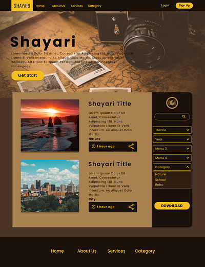 One Page - Landing Page design figma graphic design onepage product design ui vector website