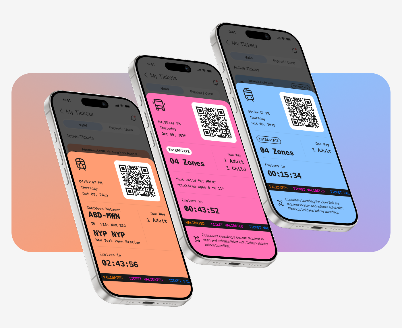 NJ Transit - App Redesign branding design graphic design identity interface tickets transit transportation ui ux