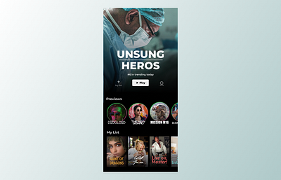 OTT Screen ui