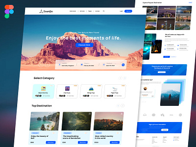 TourDo - Travel Agency Landing Page agency branding design modern new people tour tourdo travel trend trendy ui