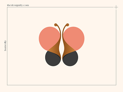 Butterfly Logo Design butterflies butterfly character clean creative design designer designs elegant flora floral icon illustration logo logo for sale mascot retro the designify vintage visual identity