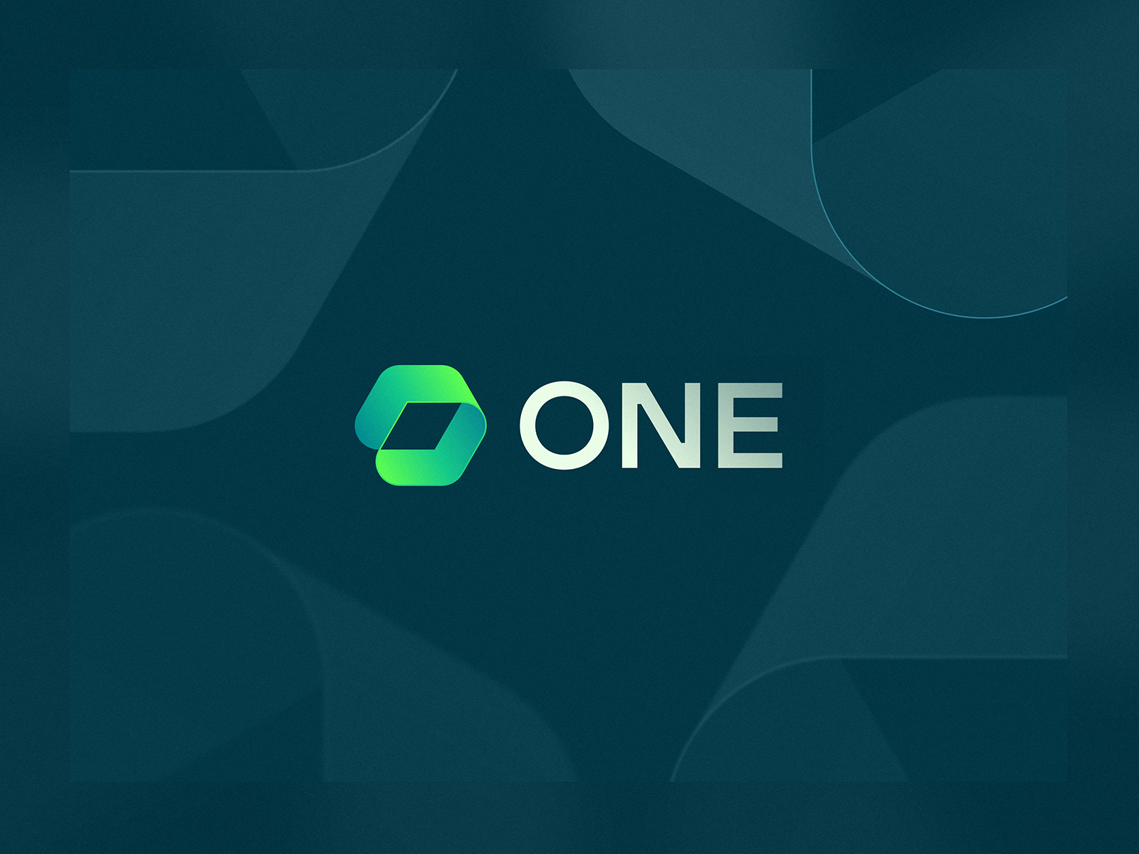 ONE — Unused Logo Concept ai app blockchain branding fintech gradient icon identity lepisov lettering logo mobile monitoring nature ocean pattern sea tech ui
