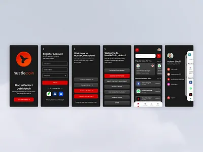 HustleCoin App Design