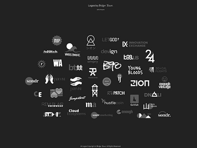 Logos as of 2023 brand branding bridger tower design flat graphic design illustration logo ui vector