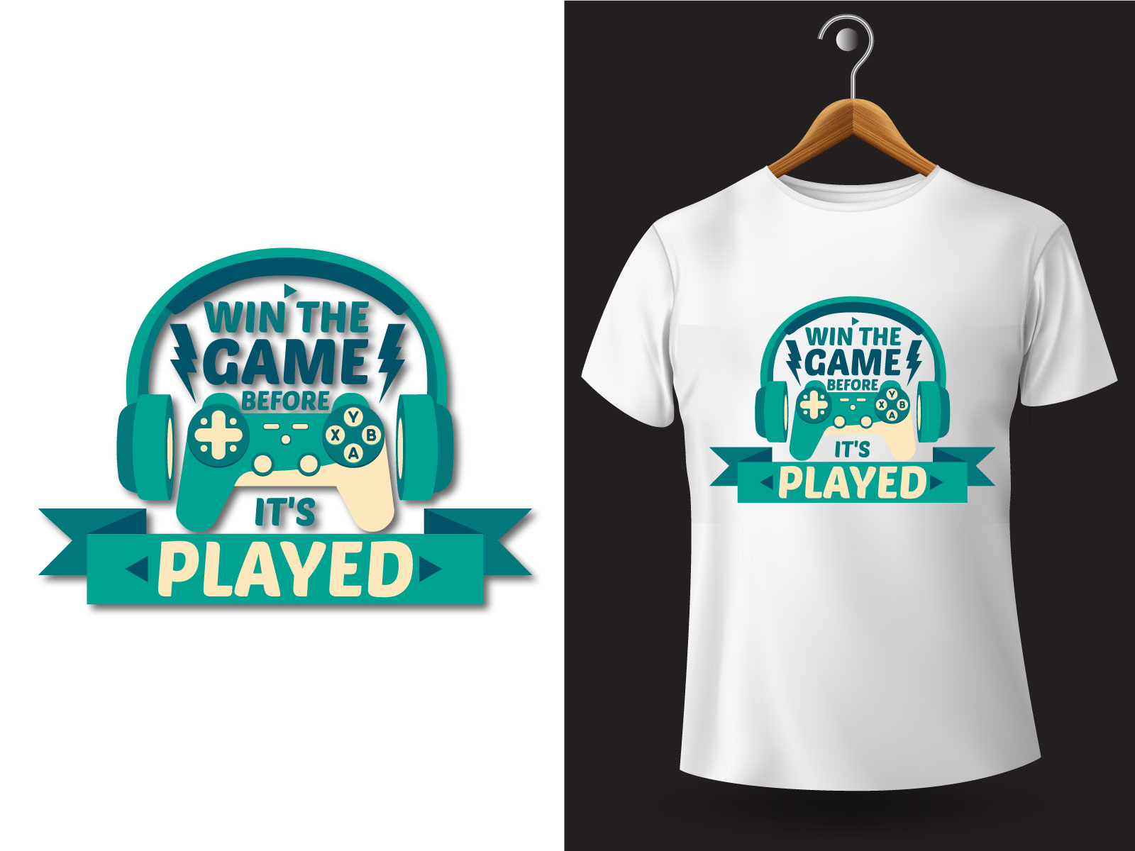 Gaming vector t-shirt design design graphic design illustration typography vector