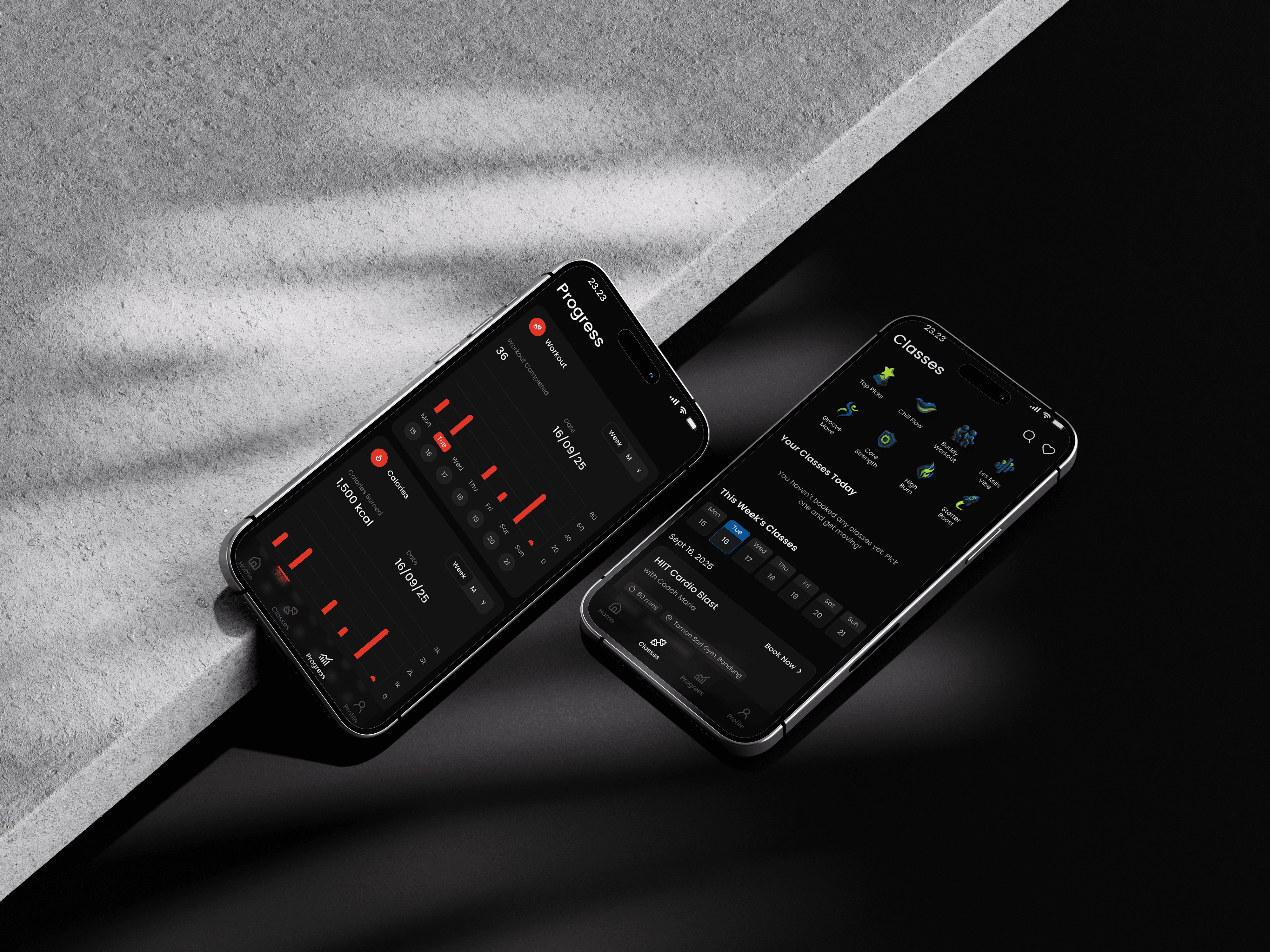 GYM App (PT. Adhikari Inovasi Indonesia) fitness gym ui ux