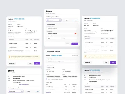 MicroBooks - CRM Invoicing Design Revamp account management admin panel amount analytics analytics app automated billing crm dashboard data analytics data visualization enterprise dashboard enterprise software invoice invoice templates invoicing online invoice payment processing saas sales management transaction