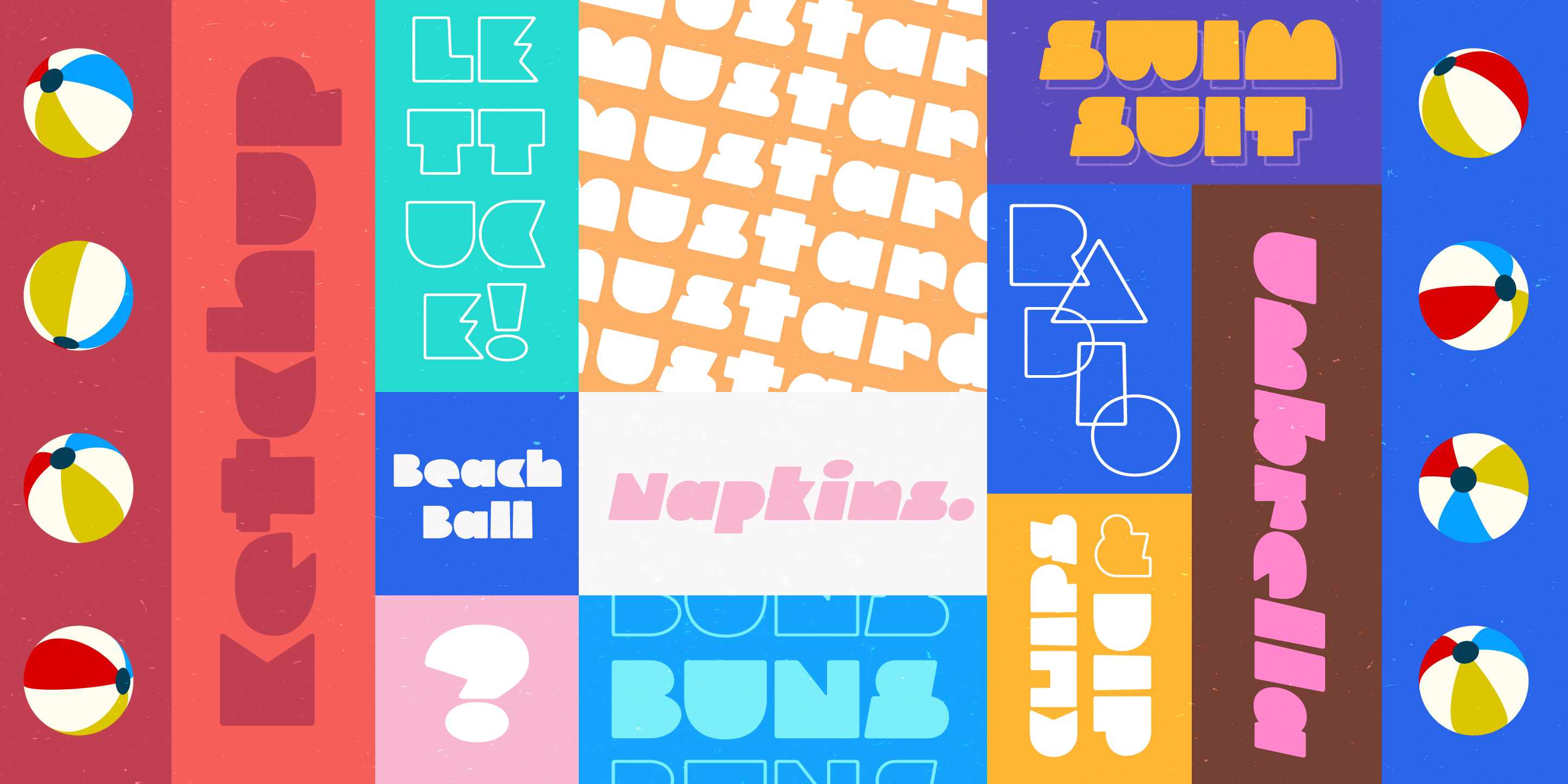 Lettuce! bold branding font graphic design illustration type design typeface