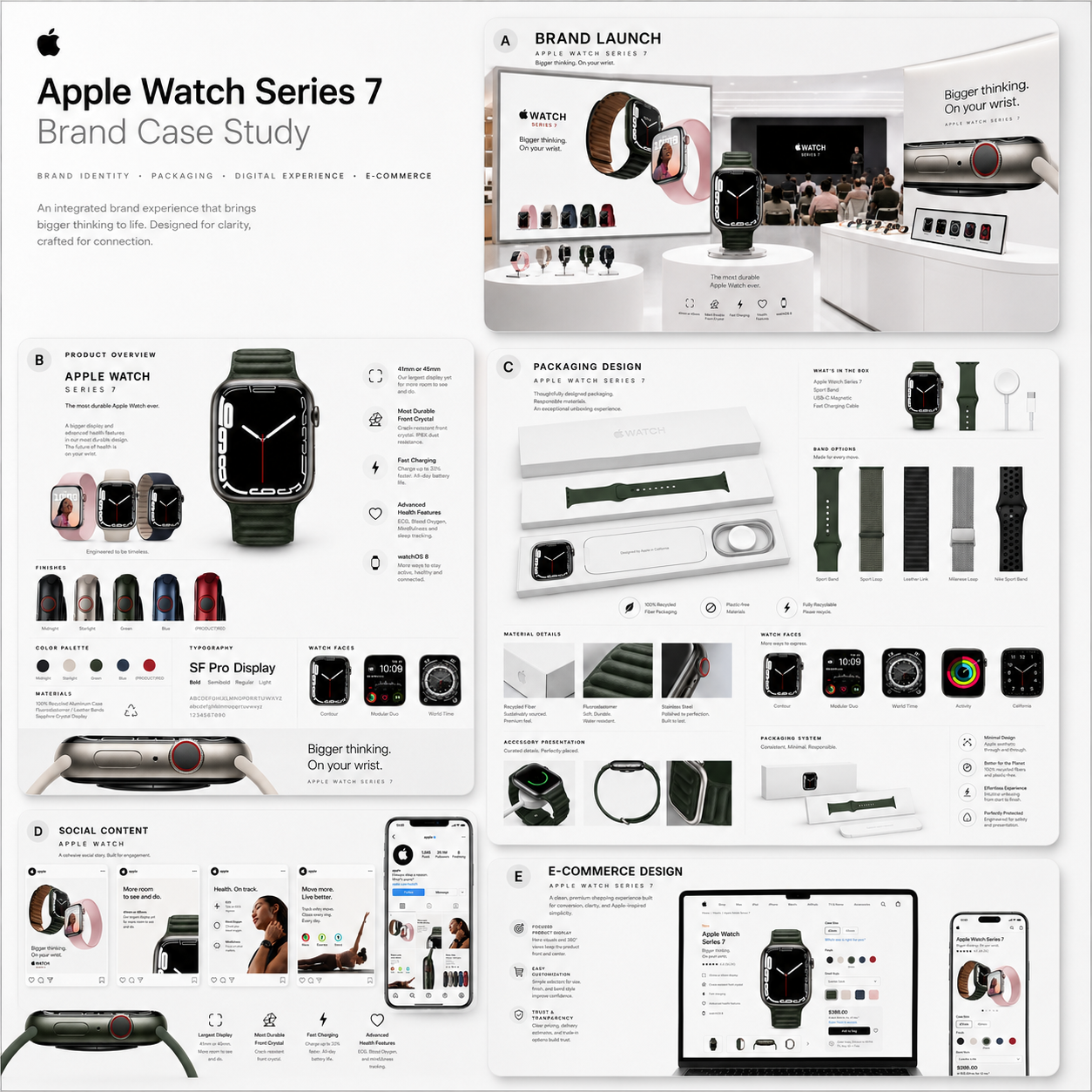 Apple Watch Product Launch branding graphic design product design social media content ui