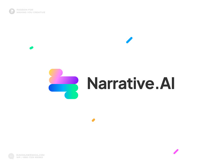Modern, Colorful, Story, Narrative, Content Creator, N Logo by ...