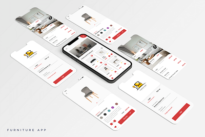 Furniture App design furniture graphic design mobile app ui ux web design website