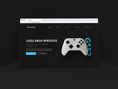 Gaming XBOX design gaming graphic design ui ux web design website xbox