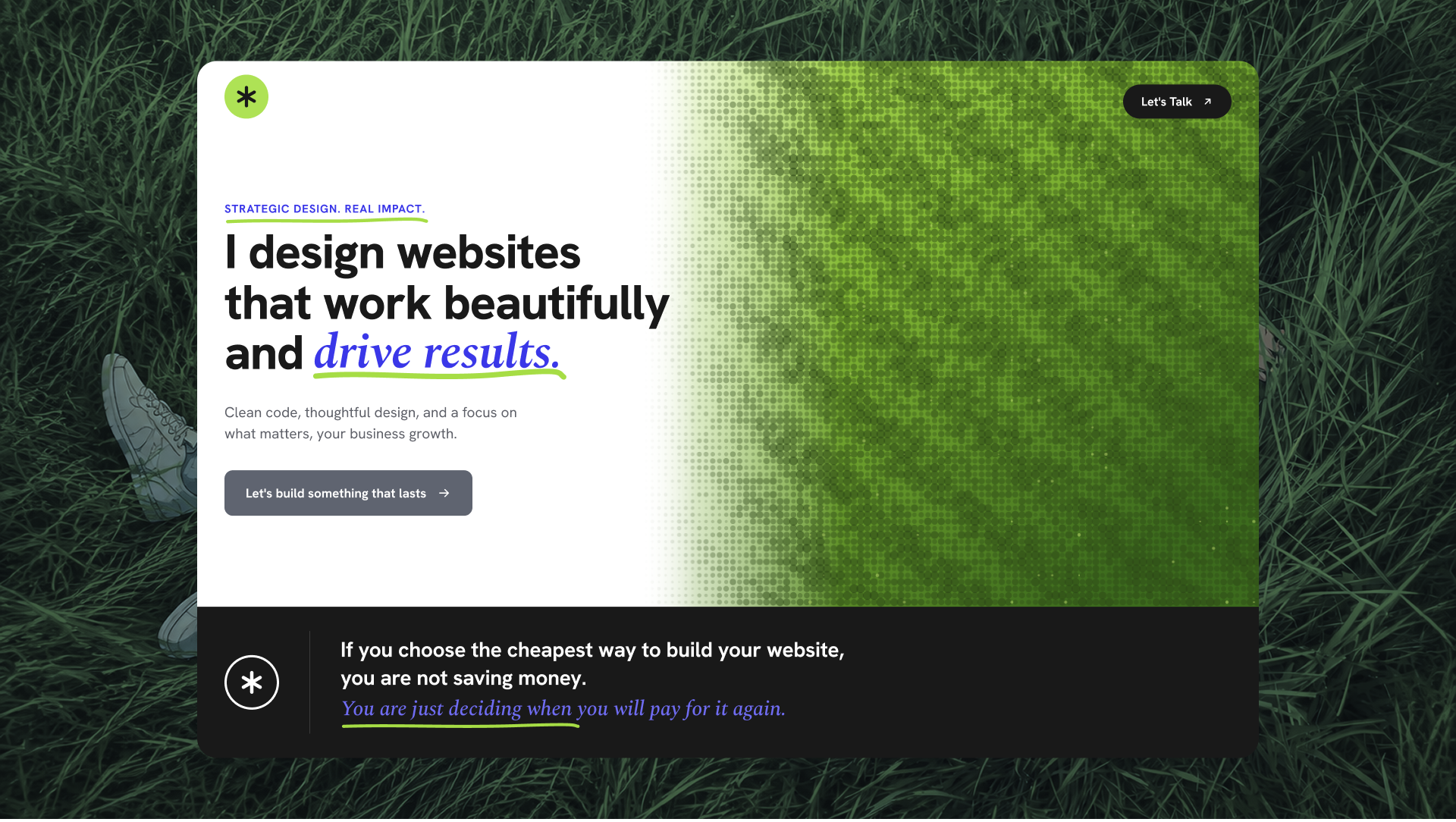 Conversion Focused Hero Section conversion rate optimization copywriting figma framer hero section landing page portfolio saas ui web design website