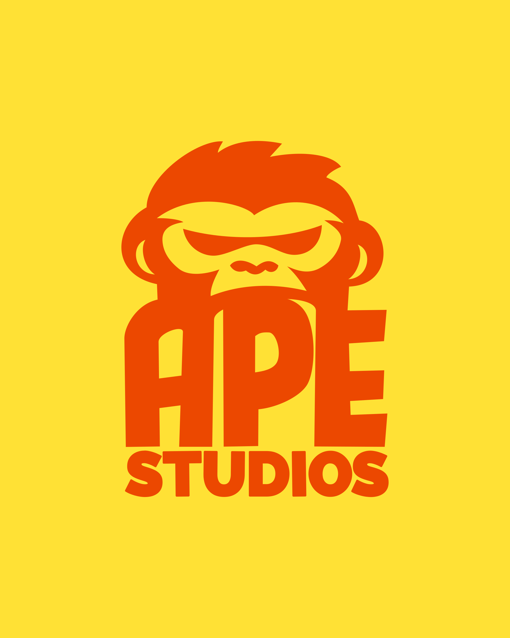 Logo Design for Ape Studios ape branding commission design freelance work game dev game development graphic design graphic designer logo logo design logo design branding logo designer vector vector art