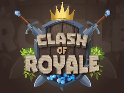 Clash of Royale game graphic design logo