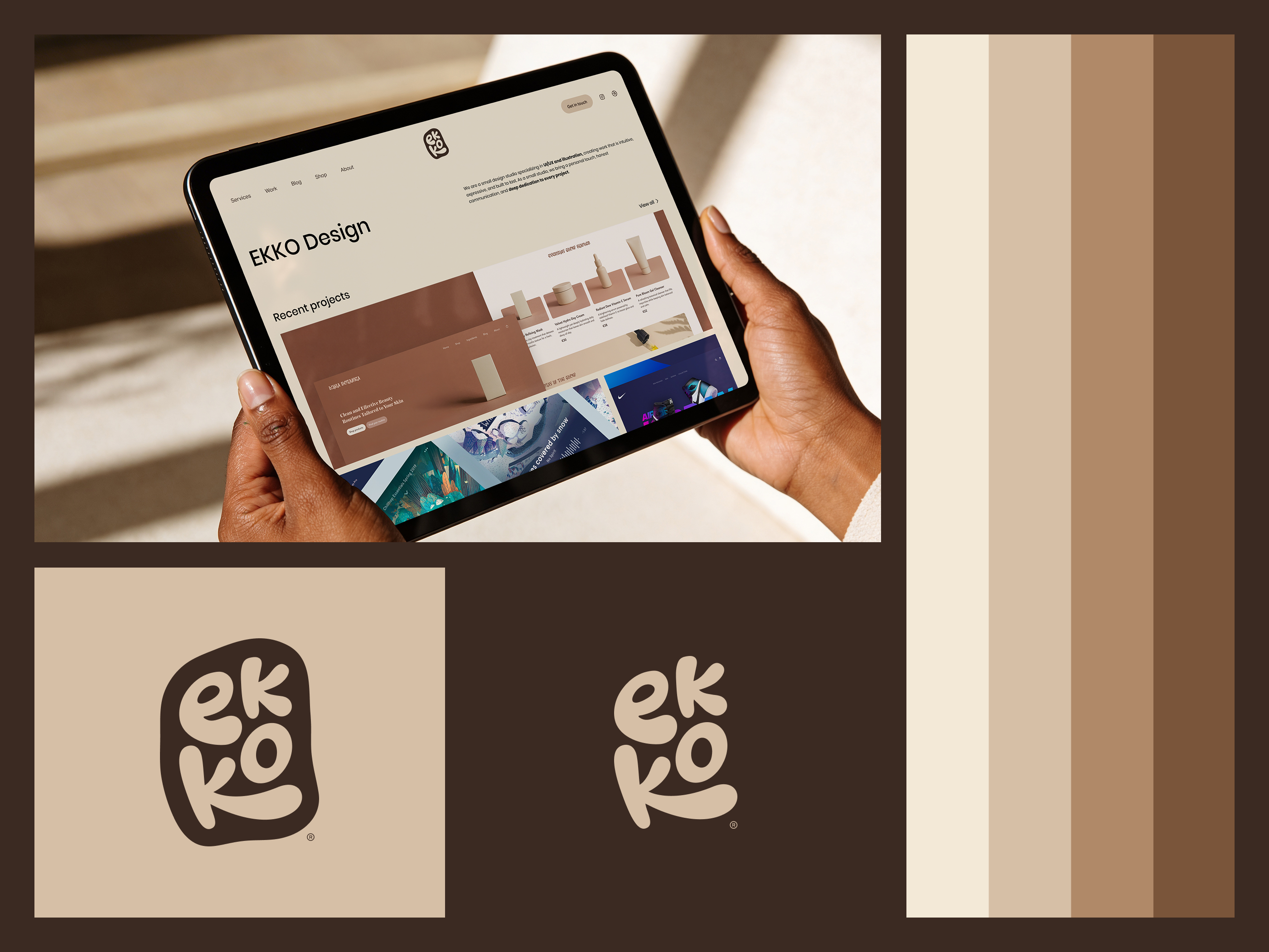 Branding for EKKO Design brand design brand identity brand merch brand personality branding consulting agency design design agency design guidelines design studio ekko design graphic design illustration logo logo design ui design ux design visual identity webdesign website