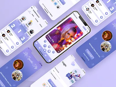 Dating App branding design graphic design ui
