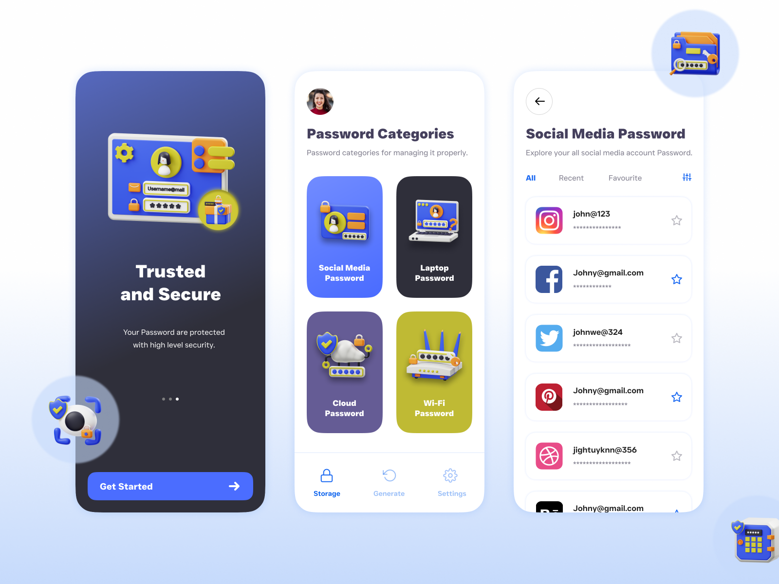 Password Manager App By Sunflower Lab On Dribbble