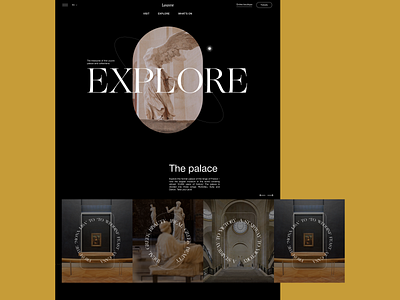 Louvre - Redesign. Website for the museum. Сайт для музея design figma graphic design tilda ui ux websites дизайн дизайн для сайта карточки на сайте корпоративный сайт сайт для музея сайты под ключ фигма