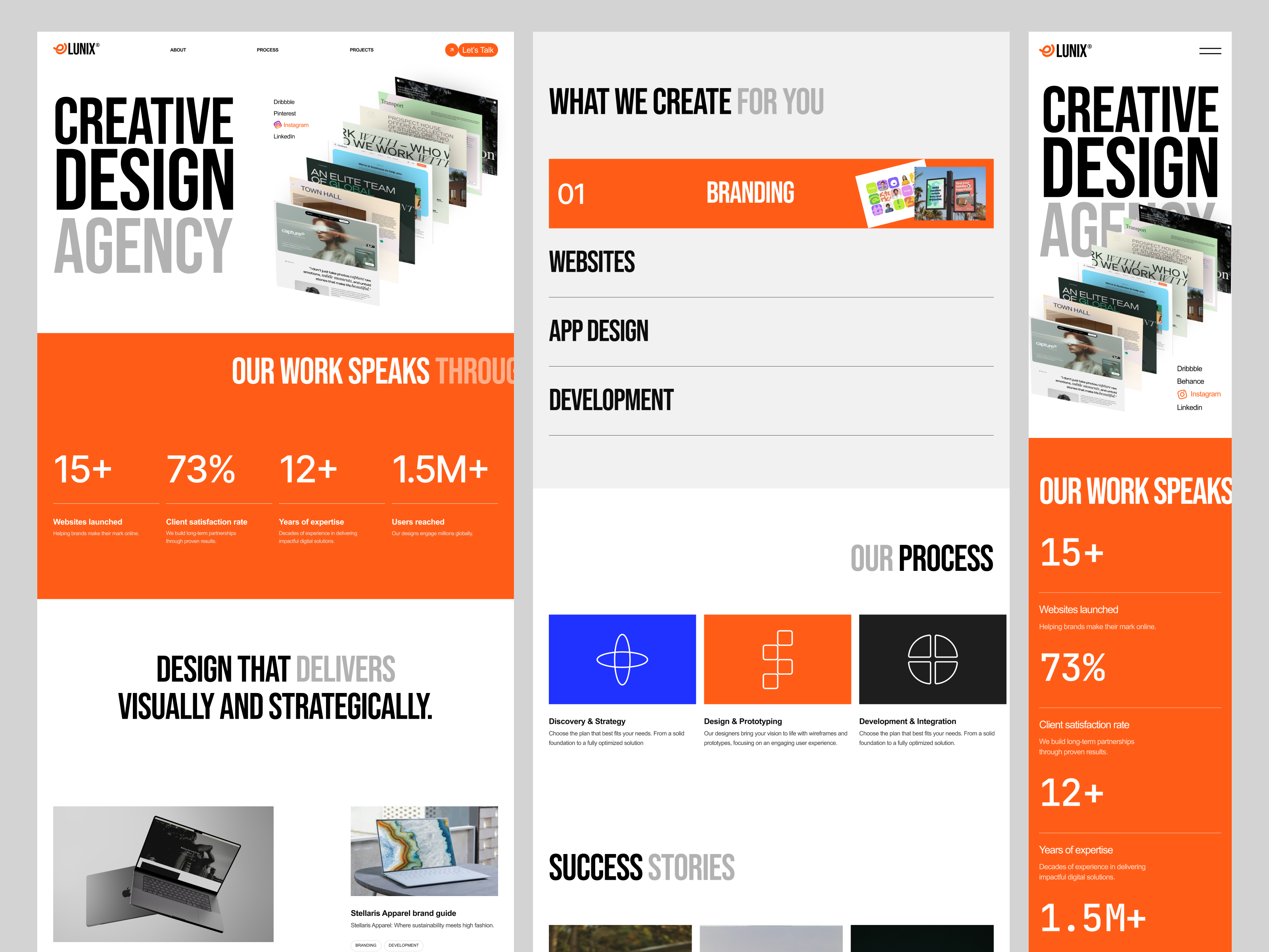 Creative Design Agency Website agency website creative agency creative portfolio creative website design agency digital agency interface design landing page modern ui portfolio website product design uiuxdesign ux design web design website design website inspiration