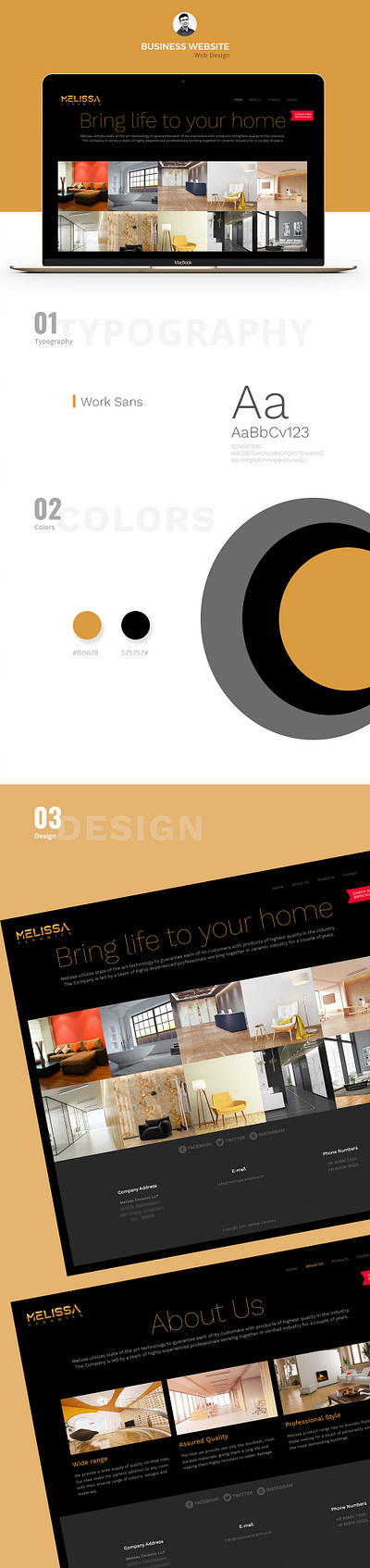 MELISSA WEBSITE branding graphic design logo ui