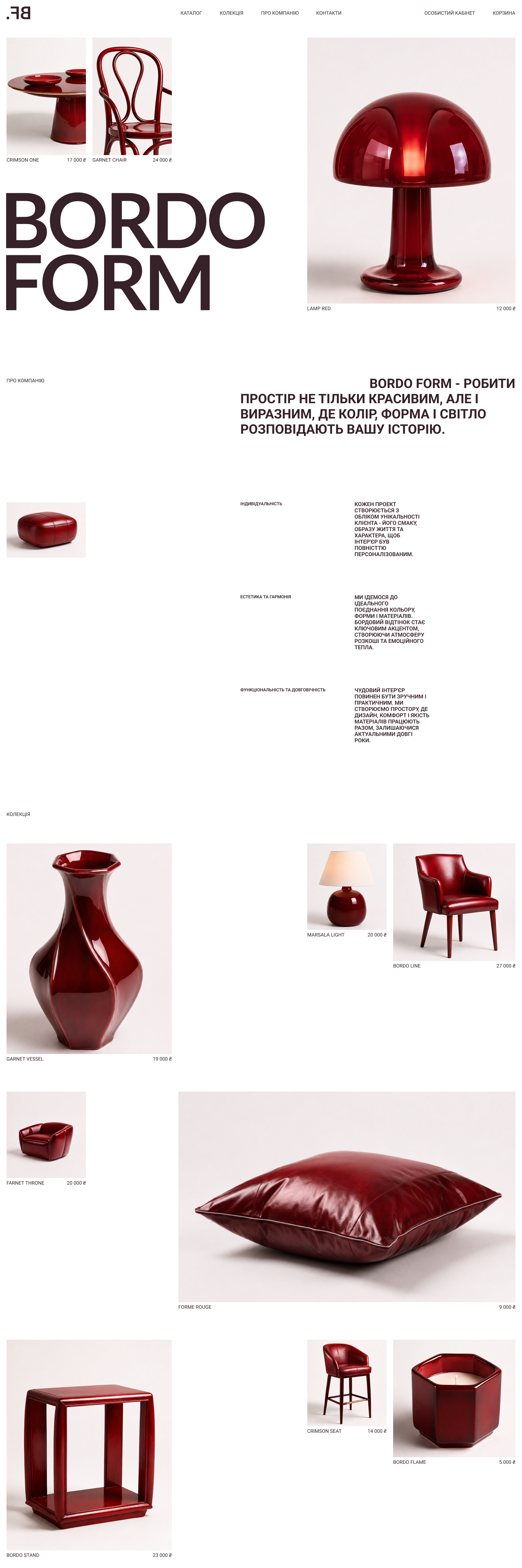 Furniture Store Landing Page Concept landing ui ui design ux ux design