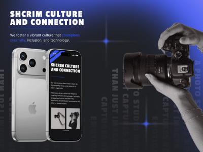 Motion Studio Landing Page animation landing movie ui web web design