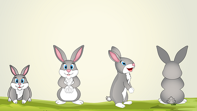 BUNNY game graphic design illustration illustrator vector