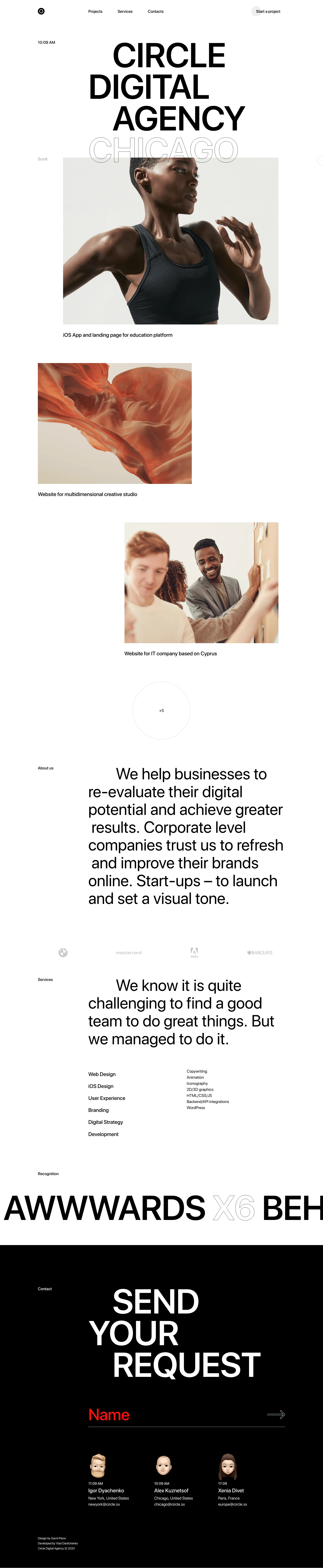 Digital Agency website design concept 3d animation branding graphic design logo motion graphics ui uiux website design wesbite