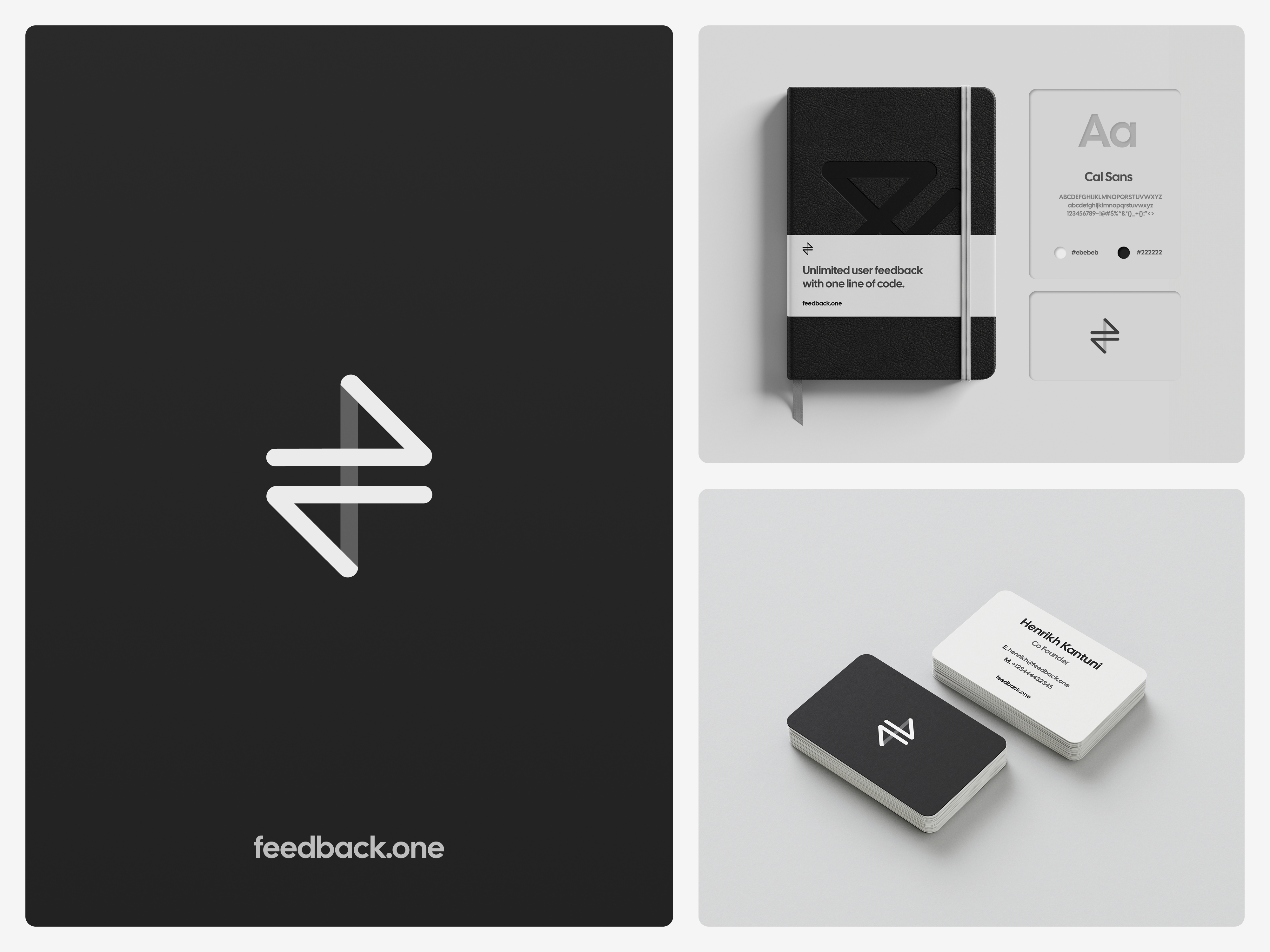 FeedbackOne - Logo Design art direction black and white brandidentity branding brandning design emblem graphic design icon illustration logo logodesign logotype mark minimalism moden startup vector visualidentity wordmark
