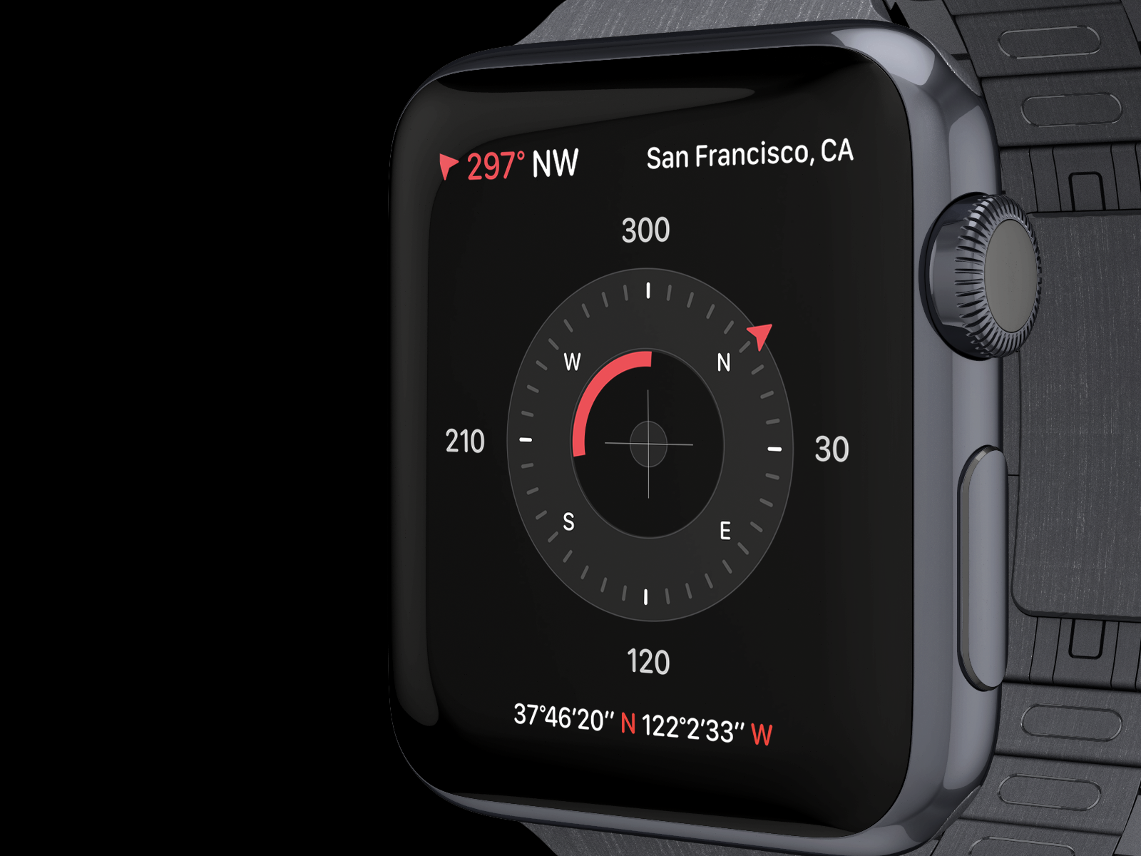 Compass, WatchOS apple watch compass darkmode iot simple watchos