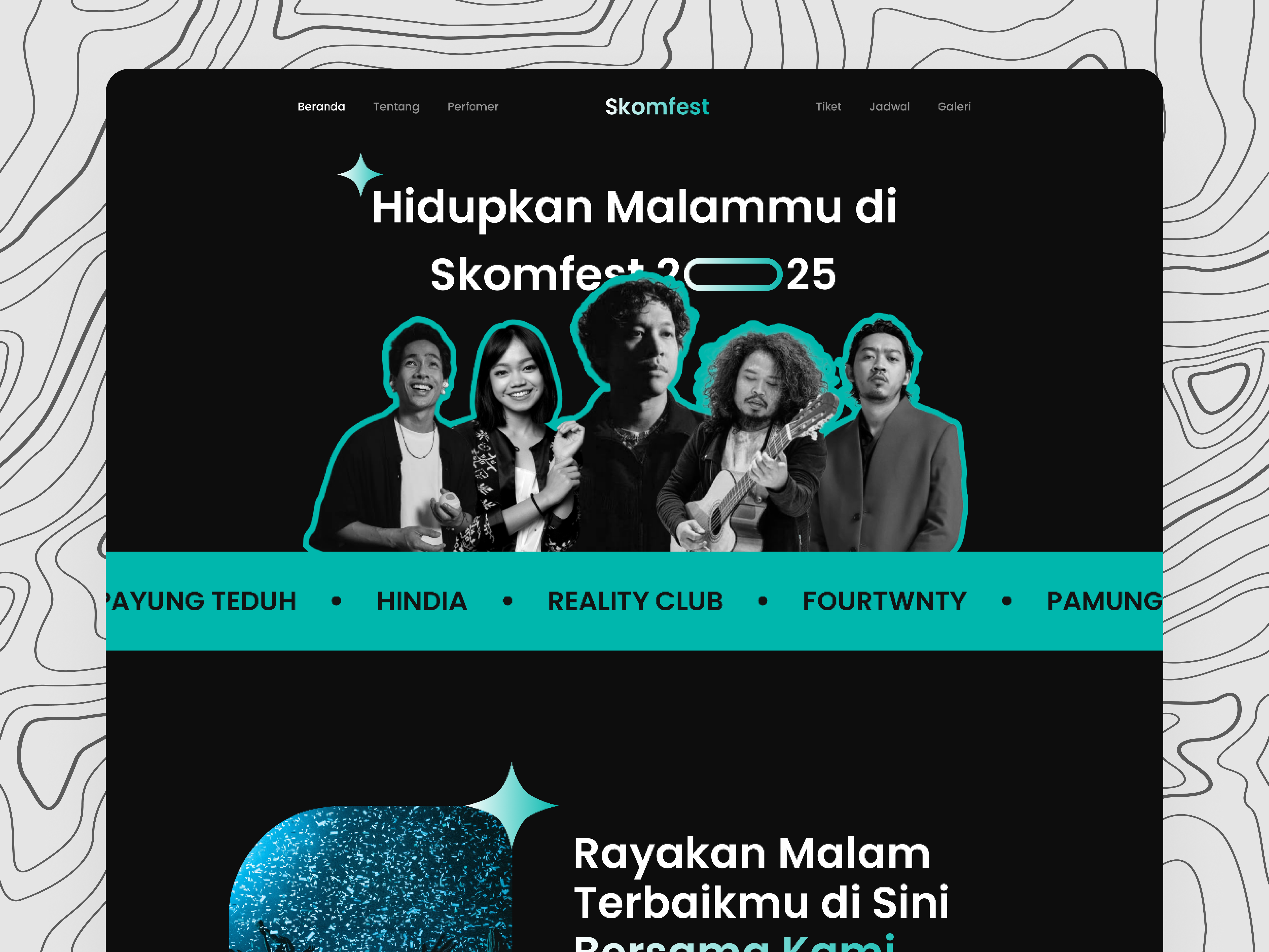 Skomfest: Concert Ticketing Services concert concert website school concert services ticket ticket service ticket website ticketing ticketing service ticketing website ui ux web web design website website design