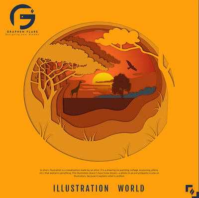 Desert Illustration graphic design