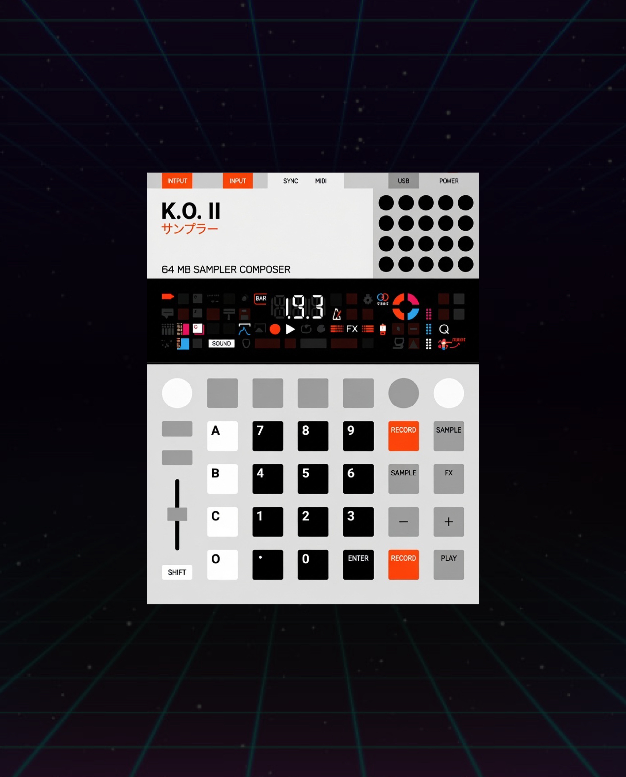 K.O. II branding graphic design vector