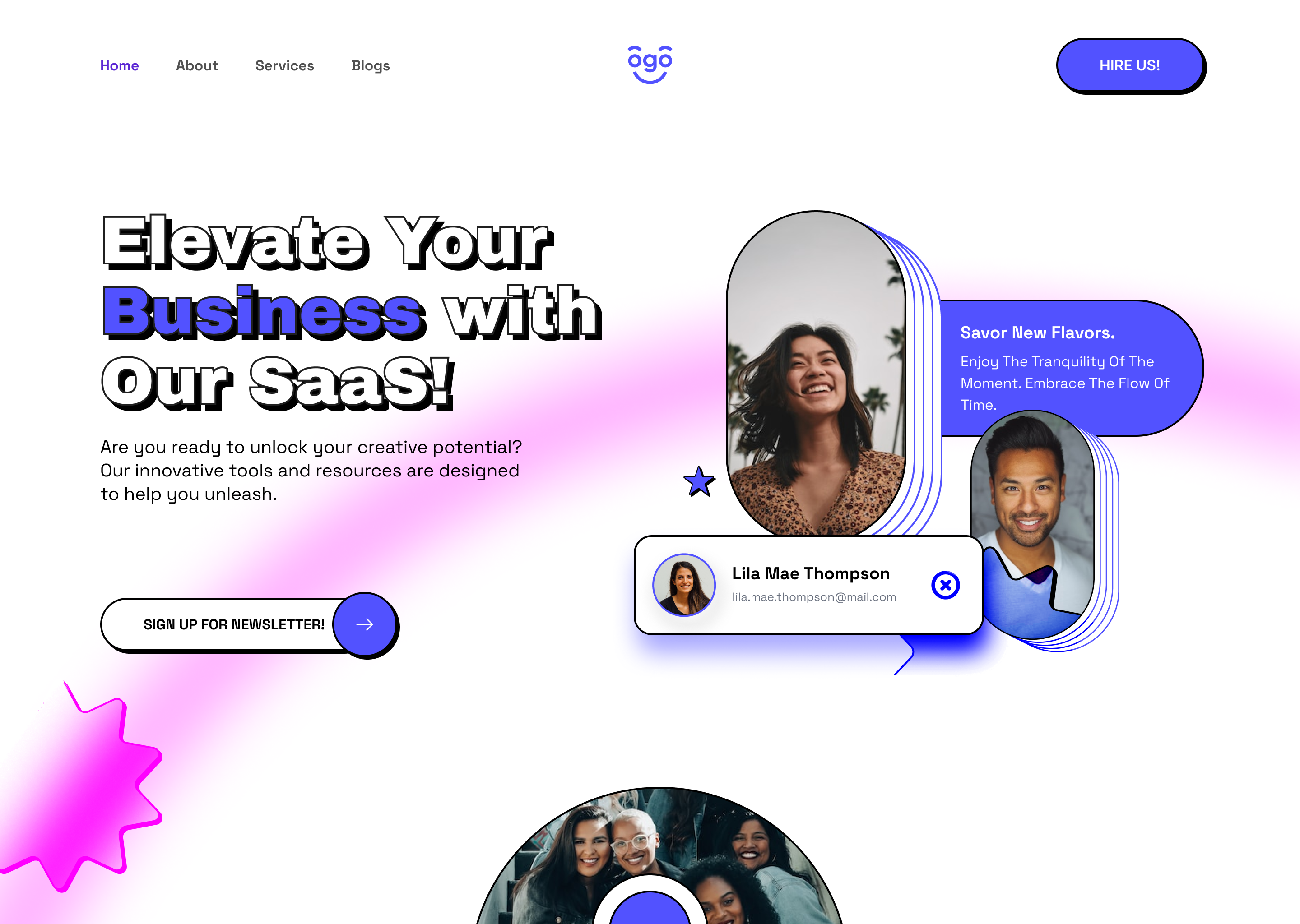 🚀 Modern Neo-brutalist SaaS Hero UI Block component design design system glassmorphism gradient ui hero banner hero section landing page marketing website modern ui neo brutalist product design saas saas ui startup startup website ui block ui design ux design web design website inspiration