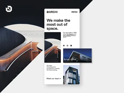 Archi mobile layout app architecture cc cognitive creators design guides ui user interface
