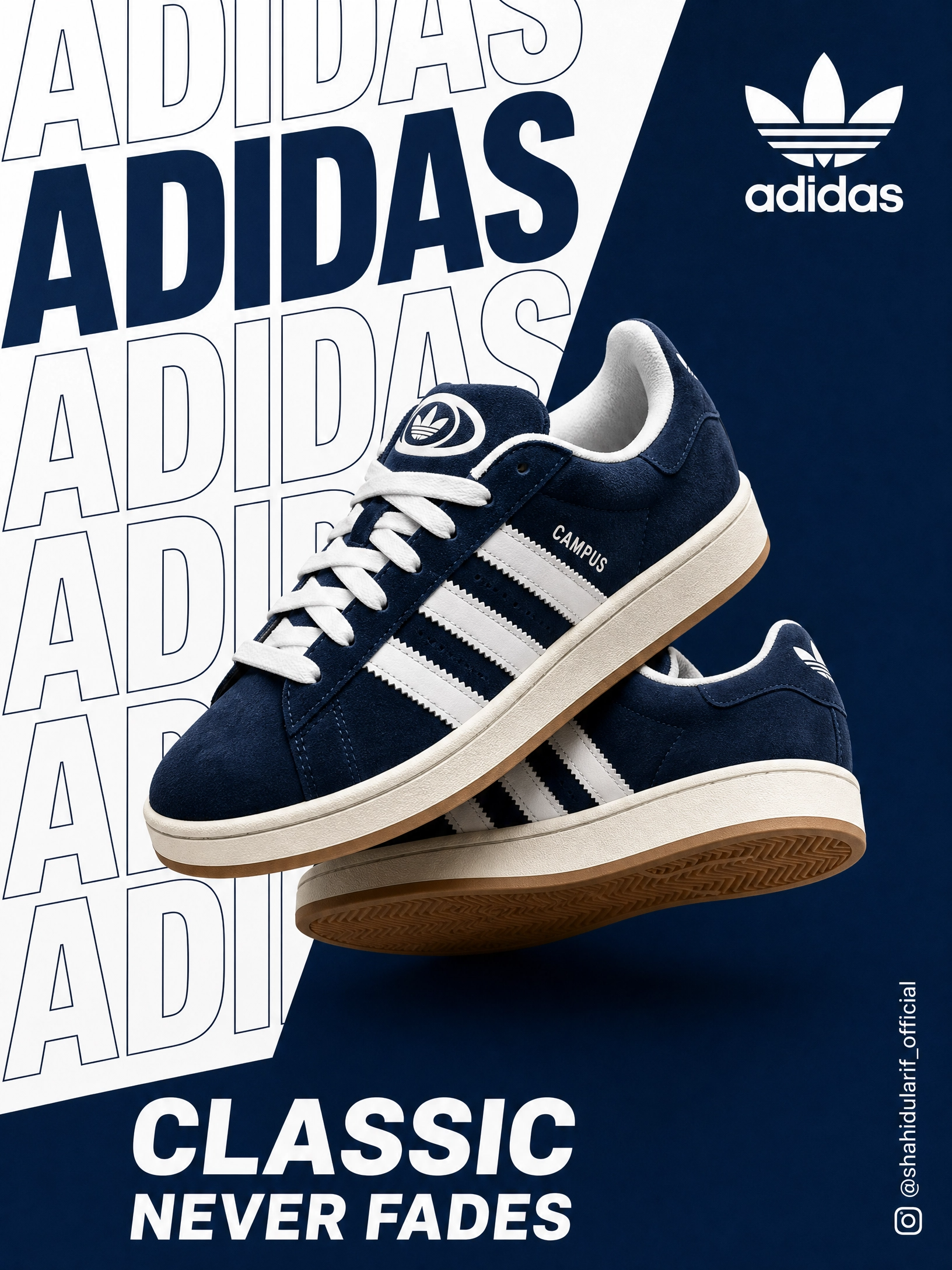 Footwear Campaign Concepts: Editorial Advertising advertising design brand identity commercial photography digital art footwear design graphic design minimalist design product campaign social media ads typography