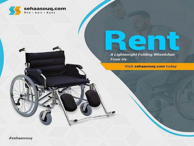 Need A Rental Wheelchair In Dubai? by Sehaasouq Buy, Sell & Rent Used