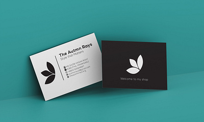 Simple Business Card branding design freelancing graphic design illustration ui vector