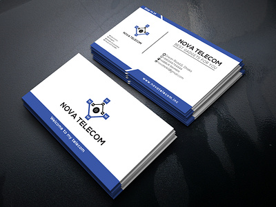 Unique Business Card branding business card design freelancing graphic design illustration logo typography ux vector