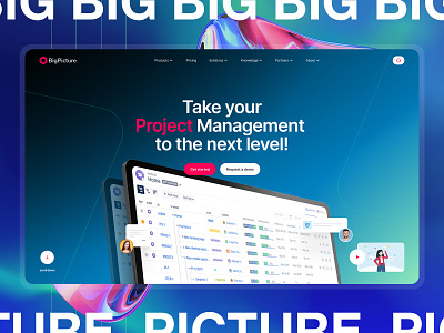 Big Picture clean clean ui design graphic design landing page ui ux