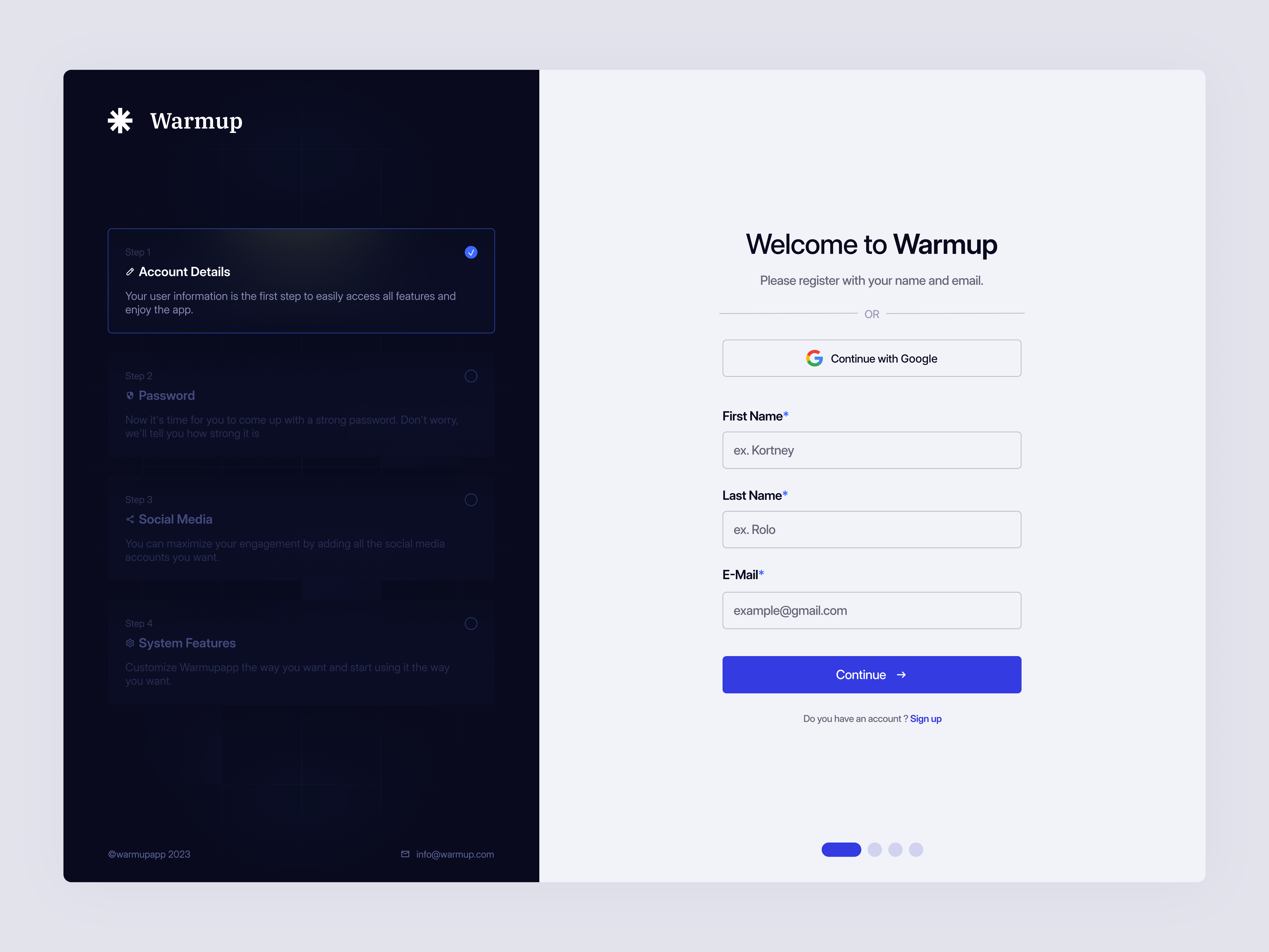 Warm-up Login Page design login login page logo product design register signin signup ui user interface ux web design